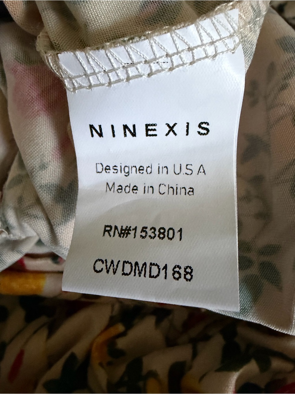 NWT NineXis Floral Maxi Dress XL Ruffle Strap Stretch Boho Cottagecore - Picture 8 of 9